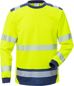 Fristads 114100 High vis T-shirt lange mouwen klasse 3 7724 THV