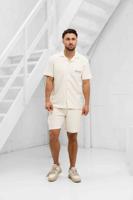 Quotrell Delhi Zomerset Heren Beige - Maat M - Kleur: Beige | Soccerfanshop