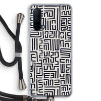 Moroccan Print: OnePlus Nord CE 5G Transparant Hoesje met koord