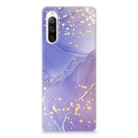 Smartphone hoesje voor Sony Xperia 10 IV Watercolor Paars