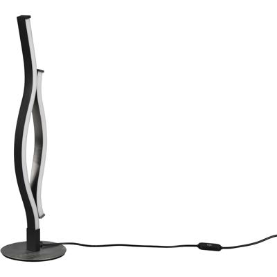 LED Tafellamp - Tafelverlichting - Trion Eliftwo - 8W - Aanpasbare kleur - Dimbaar - Geborsteld Aluminium - Metaal