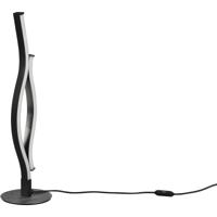 LED Tafellamp - Tafelverlichting - Trion Eliftwo - 8W - Aanpasbare kleur - Dimbaar - Geborsteld Aluminium - Metaal