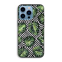 Geometrische jungle: iPhone 13 Pro Biologisch afbreekbaar hoesje