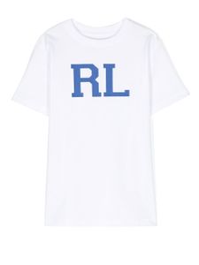 POLO RALPH LAUREN KIDS t-shirt en coton à logo imprimé - Blanc