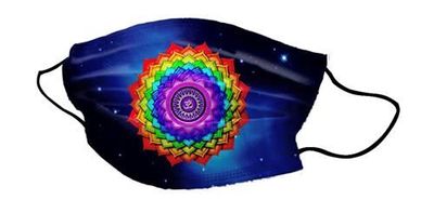 Mondkapje/Yogi Masker Chakra Lotus