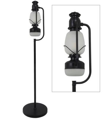 Vloerlamp Chester Antiek Zwart