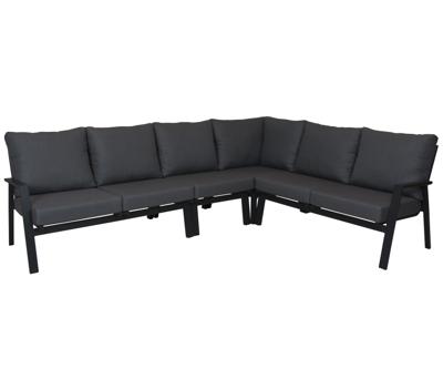 Qopps Exome Hoek set royal Grey mat zonder tafel