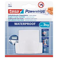 1x Tesa Powerstrips duohaken waterproof klusbenodigdheden - thumbnail