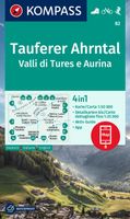 Wandelkaart 82 Tauferer Ahrntal - Valli Di Tures e Aurina | Kompass - thumbnail