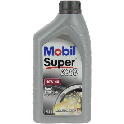 Motoroliecontainer - MOBIL - S2000 10W40 - 1 L - 4 seizoenen