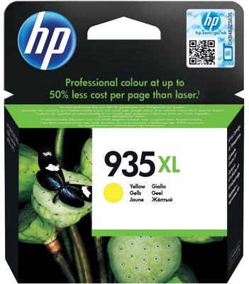 HP inktcartridge 935XL, 825 pagina&apos;s, OEM C2P26AE, geel