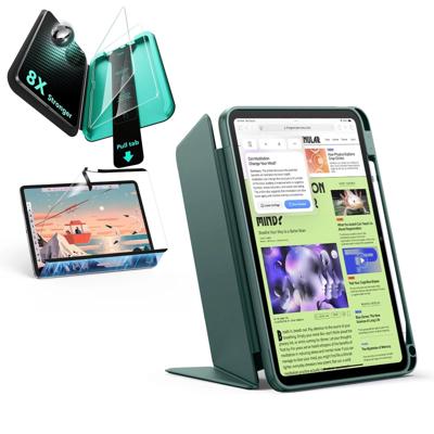 iPad 11" (A16, 2025) Flip Transformation Bundle - Green