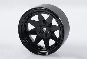 RC4WD 6 Lug Wagon 2.2 Steel Stamped Beadlock Wheels (Black) (Z-W0190)