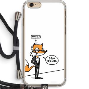 GSM secure: iPhone 6 PLUS / 6S PLUS Transparant Hoesje met koord