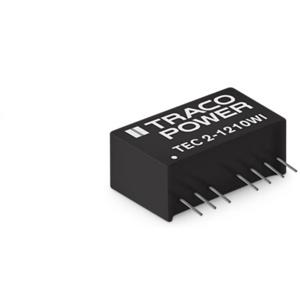 TracoPower DC/DC-converter, print 24 V/DC 222 mA 2 W Aantal uitgangen: 1 x Inhoud 10 stuk(s)