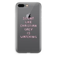 Christian Grey: iPhone 8 Plus Transparant Hoesje