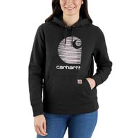 Carhartt Rain Defender C Logo Zwart Sweatshirt Dames