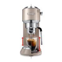 DeLonghi Dedica Arte EC 885.BG espresso apparaat - beige - 2 kopjes - thumbnail