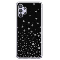 Samsung Galaxy A32 5G siliconen hoesje - Falling stars - thumbnail