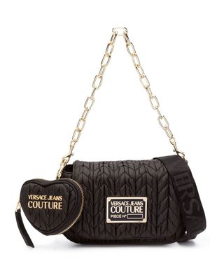Versace Jeans Couture sac porté épaule à design matelassé - Noir