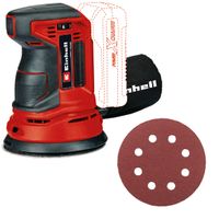 Einhell TE-RS 18 Li Solo - Accu Excentrische Schuurmachine | 18V | 125 mm | Zonder accu en lader - 4462010 - 4462010