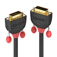 Lindy 36251 1m DVI-D DVI-D Zwart, Rood DVI kabel