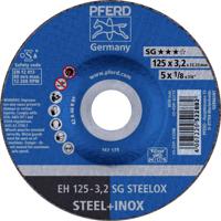 PFERD EH 125-3,2 SG STEELOX 61333432 Doorslijpschijf gebogen 125 mm 25 stuk(s) RVS, Staal - thumbnail