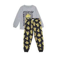 Minymo Jongens pyjama - Grijs melange Minymo Jongens pyjama - Grijs melange
