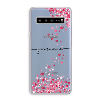 Hartjes en kusjes: Samsung Galaxy S10 5G Transparant Hoesje