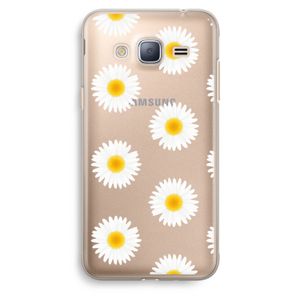 Margrietjes: Samsung Galaxy J3 (2016) Transparant Hoesje