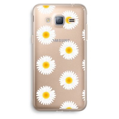Margrietjes: Samsung Galaxy J3 (2016) Transparant Hoesje