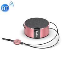Oneder V12 mini draadloze Bluetooth Speaker met Lanyard ondersteuning hands-free (roze)