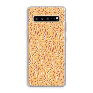 Camouflage: Samsung Galaxy S10 5G Transparant Hoesje