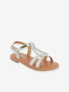 Leren kindersandalen Backle LES TROPEZIENNES® PAR M. BELARBI wit