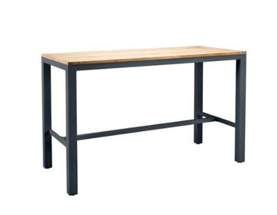 Suns Monte Vari Bar Tafel Matt Royal Grey Met Teak Top 180 x 80 cm - Suns