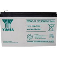 Yuasa REW 45 - 12 Loodaccu 12 V 8 Ah Loodvlies (AGM) (b x h x d) 151 x 97 x 64 mm Kabelschoen 6.35 mm Geringe zelfontlading, Onderhoudsarm, Cyclusbestendig