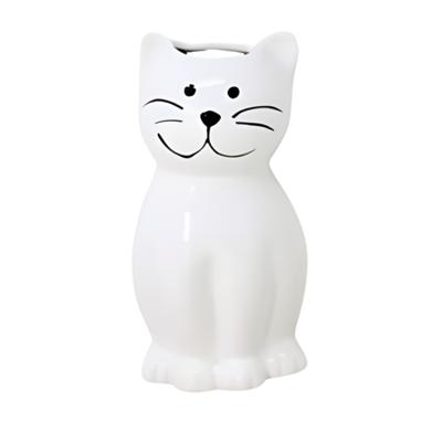Waterverdamper - kat / poes - wit - kinderkamer - 17 cm - luchtbevochtiger