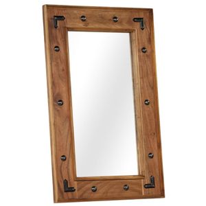 VidaXL Spiegel 50x80 cm massief acaciahout