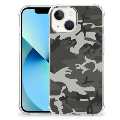 iPhone 13 mini Doorzichtige Silicone Hoesje Army Light iPhone 13 mini Doorzichtige Silicone Hoesje Army Light