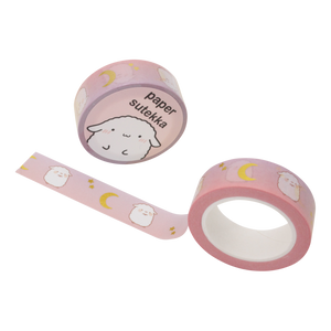 Paper Sutekka Washi Tape - Pink Moon  Ombre - Gold Foil