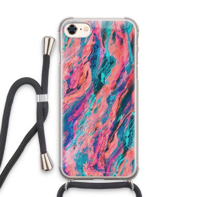 Electric Times: iPhone 7 Transparant Hoesje met koord