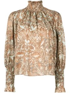 Ulla Johnson blouse à fleurs - Tons neutres