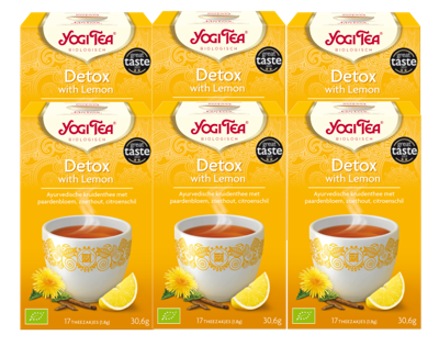 Yogi Tea Detox Met Citroen Voordeelverpakking Yogi Tea Detox Met Citroen Voordeelverpakking