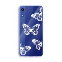 White butterfly: Honor Play 8A Transparant Hoesje White butterfly: Honor Play 8A Transparant Hoesje