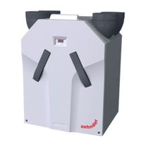 Zehnder ComfoAir Standard 300 Basis WTW unit met luchttoevoer links, radiografische ontvanger en perilex stekker - thumbnail