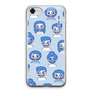 Gezichtjes: iPhone 8 Transparant Hoesje