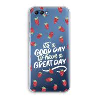 Don’t forget to have a great day: Honor 10 Transparant Hoesje