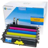 G&G Tonercassette vervangt Brother TN-230BK, TN-230C, TN-230M, TN-230Y Compatibel Zwart, Magenta, Cyaan, Geel 2200 bladzijden - thumbnail