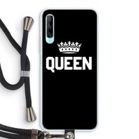 Queen zwart: Huawei P Smart Pro Transparant Hoesje met koord
