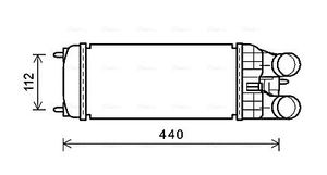 Intercooler, inlaatluchtkoeler PEA4361